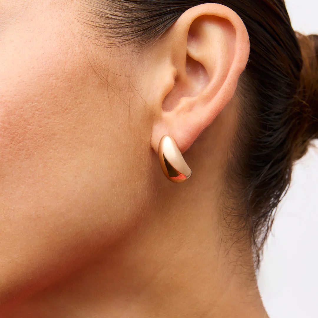 Bella Teardrop Earrings - Rose Gold - Image 2