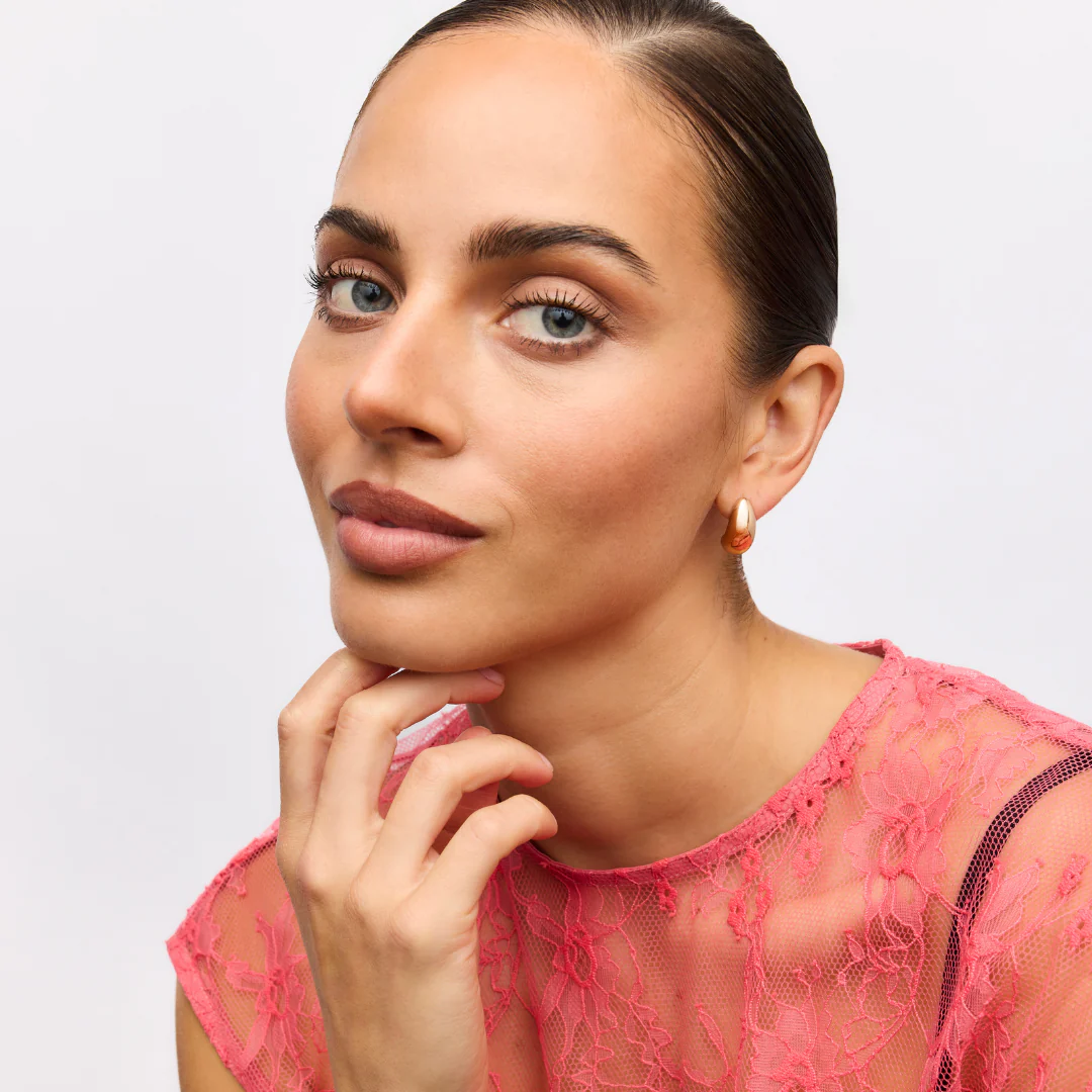Bella Teardrop Earrings - Rose Gold - Image 3