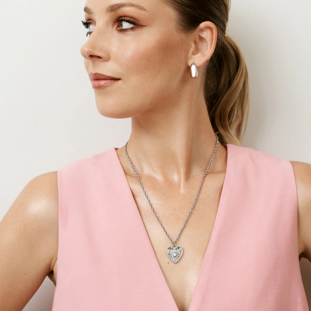 Chunky Heart Necklace Bundle (Silver) - Image 6