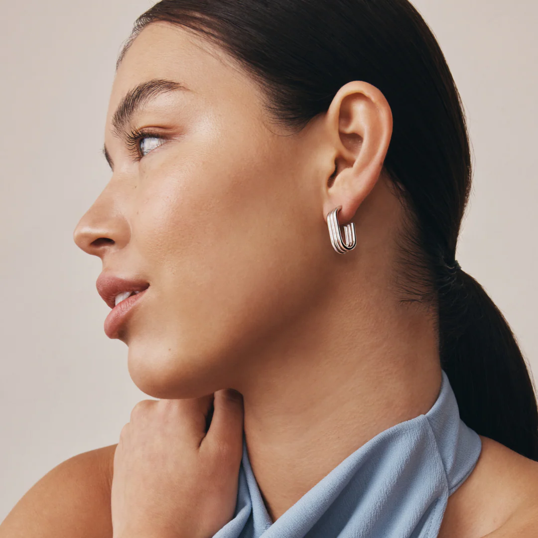 Claudia Earrings (Silver) - Image 5