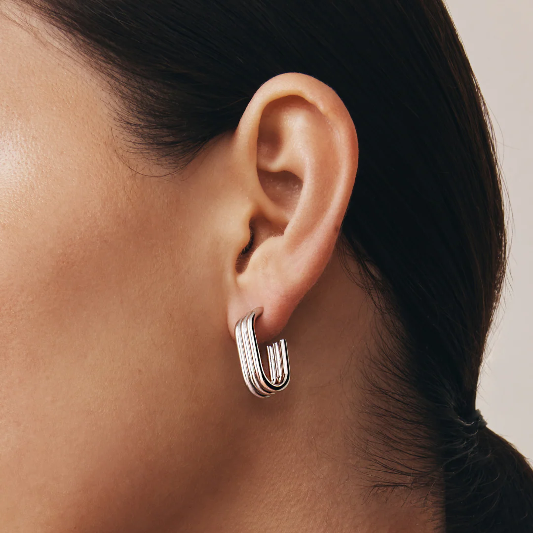 Claudia Earrings (Silver) - Image 4