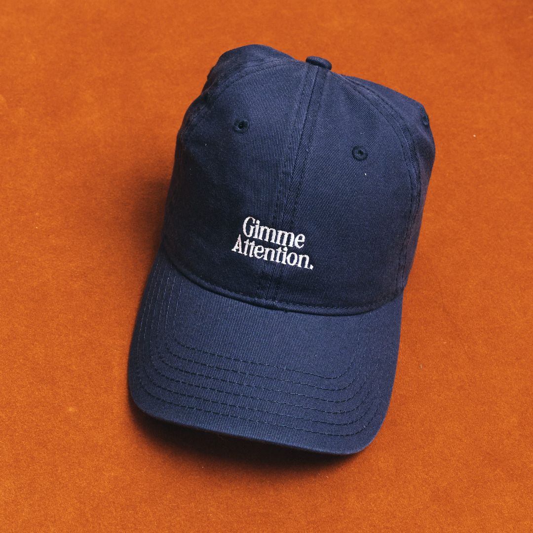 Gimme Attention Hat (Navy/White) - Image 3