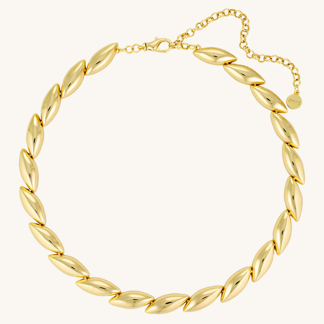 Marquise Necklace (Large) - Gold