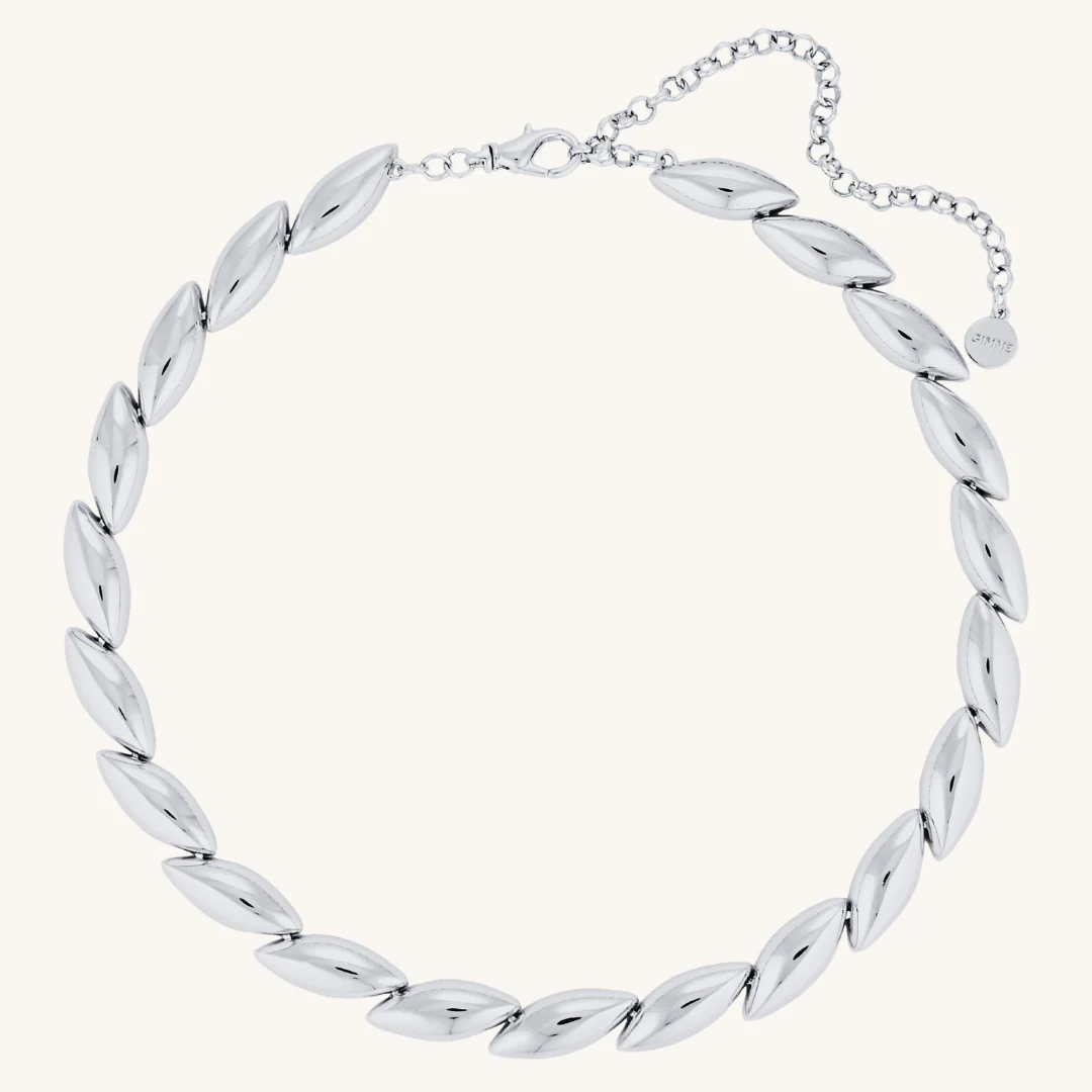 Marquise Necklace (Large) - Silver