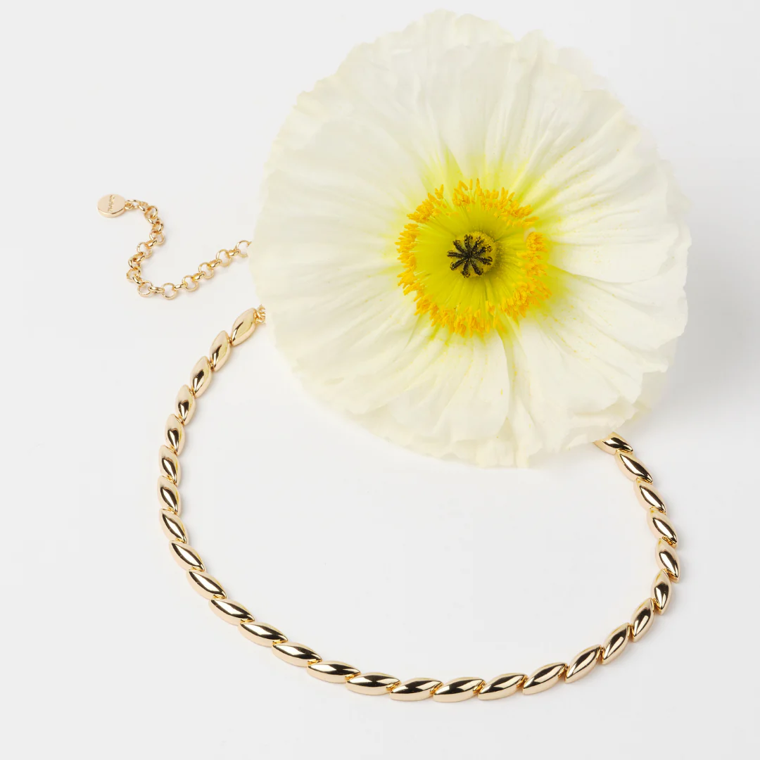 Marquise Necklace (Small) - Gold - Image 6