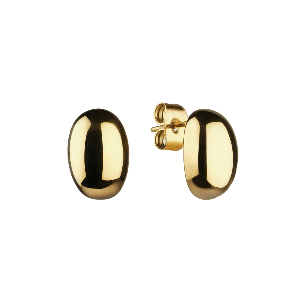 Mini Dome Studs - Gold - Image 5