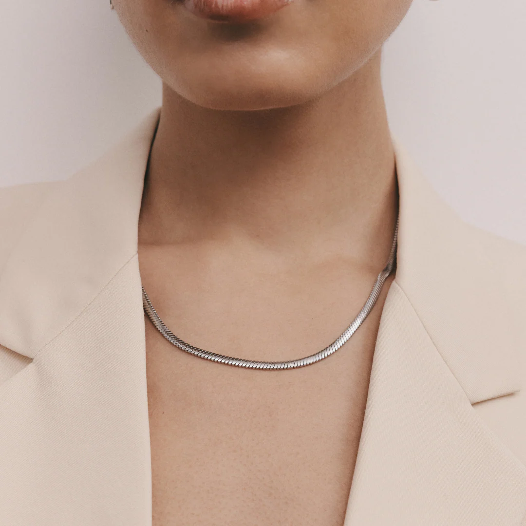Pearl & Snake Necklace Bundle (Silver) - Image 5