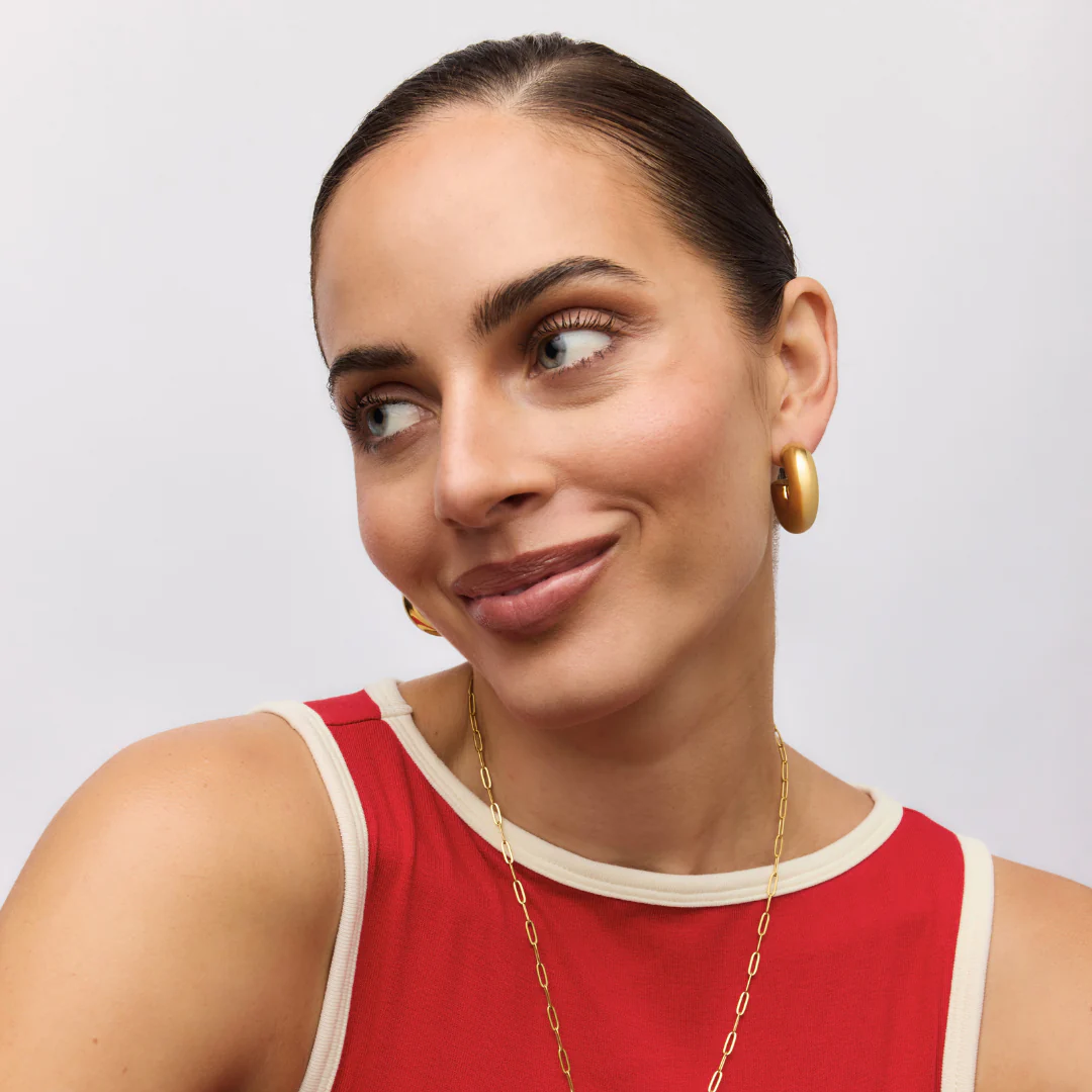 Tigga Tube Hoops - Gold, Silver, Rose Gold - Image 3